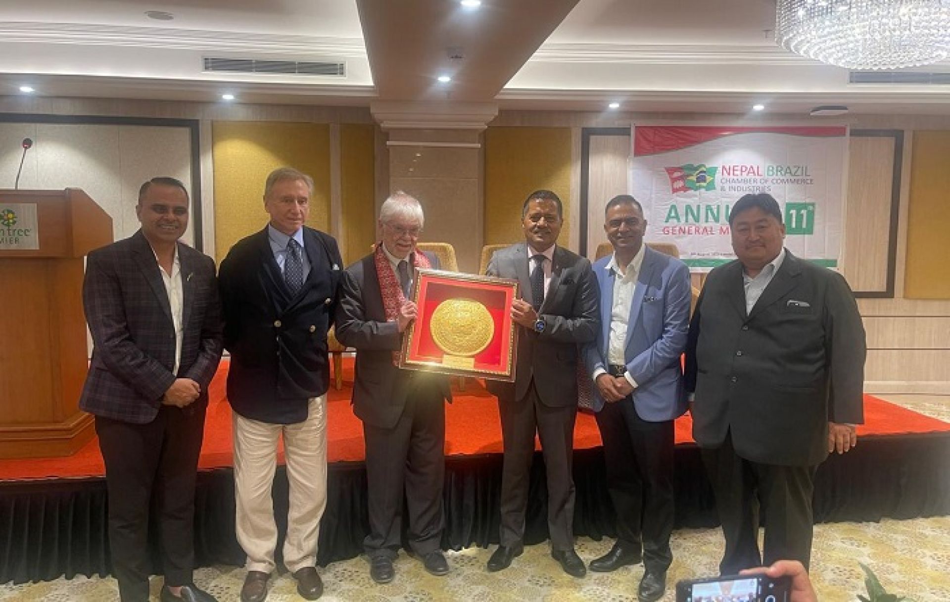 नेपाल ब्राजिल चेम्बर अफ कमर्सको साधारण सभा सम्पन्न, अध्यक्षमा चापागाईं